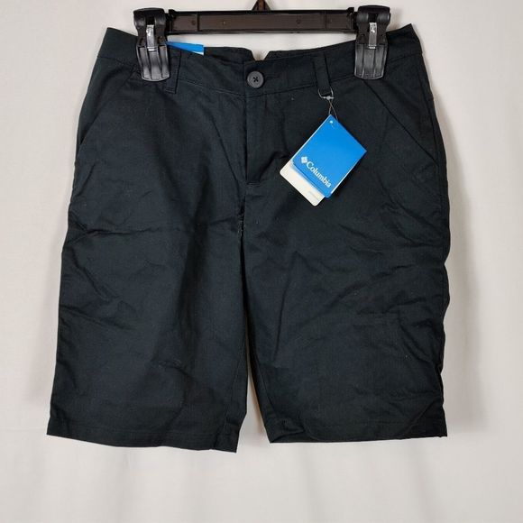 NWT Women’s Size 6 Columbia Kenzie Cove Black Bermuda Shorts 11" Inseam.Waist 1 - Picture 3 of 9